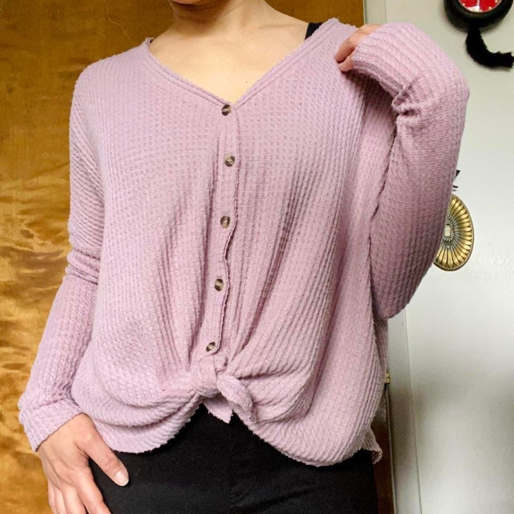 Urban Outfitters Out from Under Jojo oversized waffle knit top